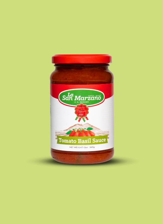 Tomato Basil Sauce, Tomato Sauce With Basil – La Regina di San