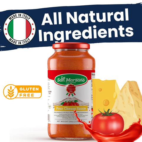 four cheese sauce characteristics